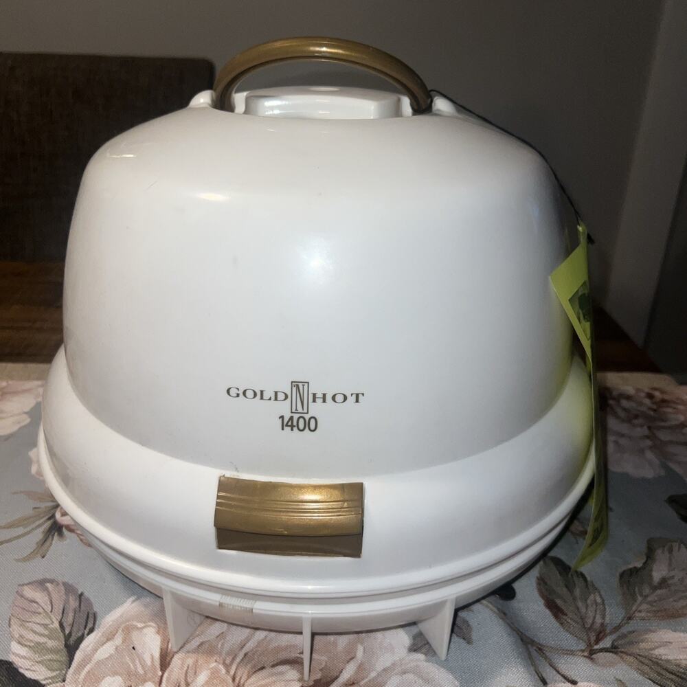 1400 White and Gold Hair Dryer